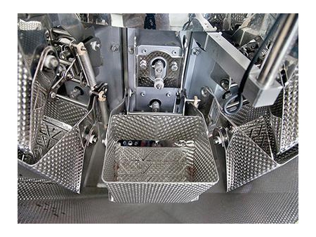 Vibratory Feed Weigher for Sticky or Wet Products (Optional 10 heads, 12 heads, 14 heads; 5-60g, 10-1000g, 10-1500g, 100-3000g; 0.3L, 1.6L, 2.5L, 5L)