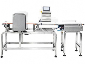 Combined Metal Detector with Check Weigher