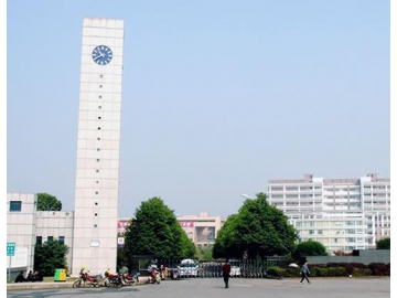 Round Surface Double Dial Tower Clock