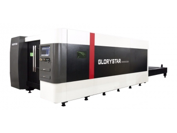 Sheet Metal Fiber Laser Cutter with Shuttle Platform, GS-CE Laser Cutter