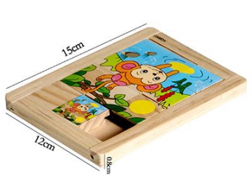 Wooden Sliding Puzzles