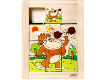 Wooden Sliding Puzzles
