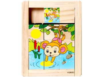 Wooden Sliding Puzzles