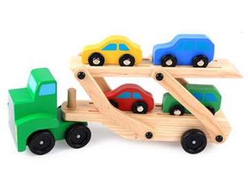 Wooden Truck and Car Block Toys