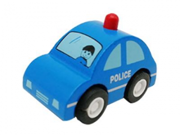 Wooden Toy Car/ School Bus/ Taxi/ Police Car Set