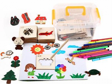 DIY Painting Wooden Toy Set