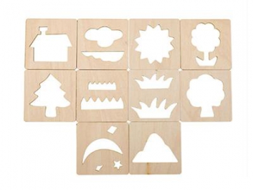 DIY Painting Wooden Toy Set