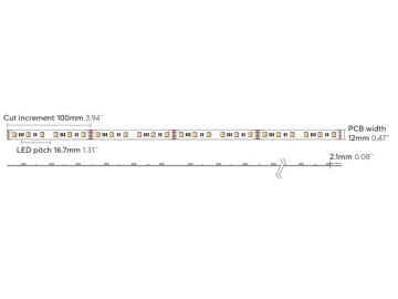 5050 SMD LED Strip Light, RGB White Series