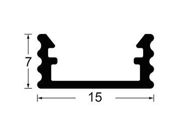 LD-1517 LED Aluminum Channel