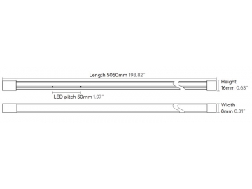 Side View Neon Strip Light, 2853 SMD