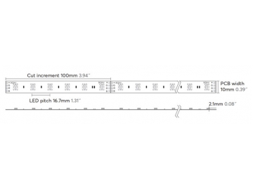 Colorful RGB LED Strip Light, Waterproof IP68, SMD 5050 LED