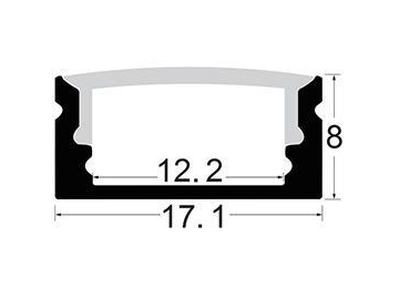 LD-1708 LED Aluminum Channel