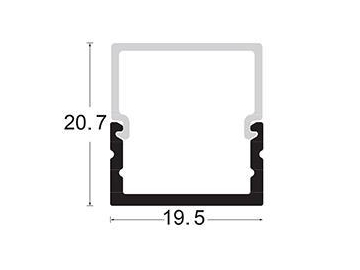 LD-2020B LED Aluminum Channel