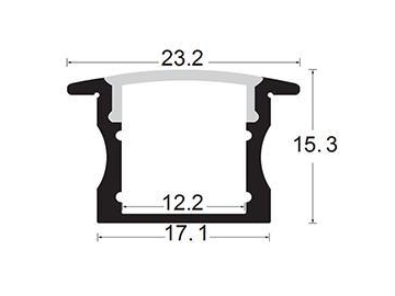 LD-2415R LED Aluminum Channel