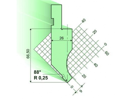 88°Punches/top-tools, Amada Press Brake Tooling