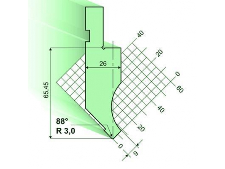 88°Punches/top-tools, Amada Press Brake Tooling