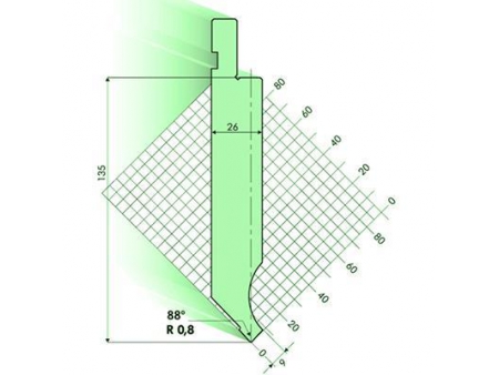 88°Punches/top-tools, Amada Press Brake Tooling