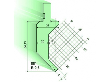 88°Punches/top-tools, Amada Press Brake Tooling