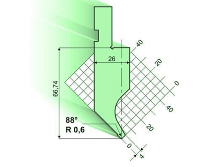 88°Punches/top-tools, Amada Press Brake Tooling