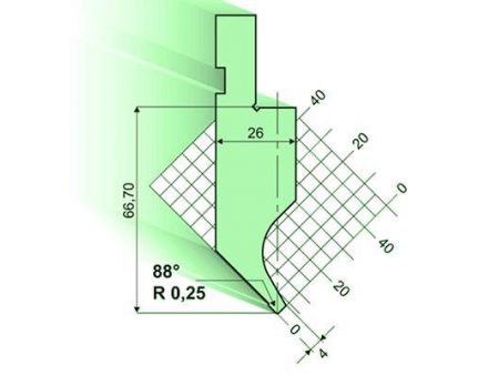 88°Punches/top-tools, Amada Press Brake Tooling
