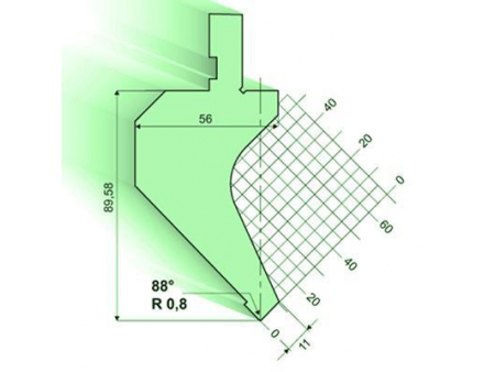 88°Punches/top-tools, Amada Press Brake Tooling