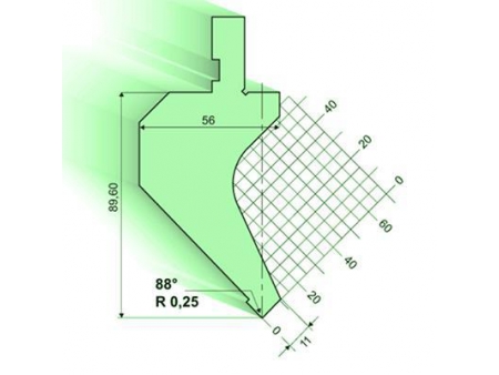 88°Punches/top-tools, Amada Press Brake Tooling