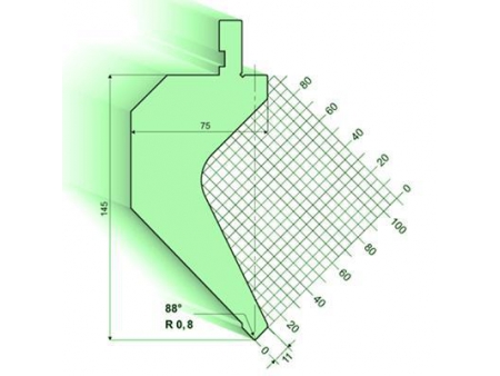 88°Punches/top-tools, Amada Press Brake Tooling