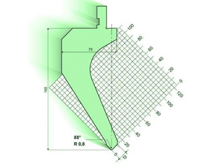 88°Punches/top-tools, Amada Press Brake Tooling