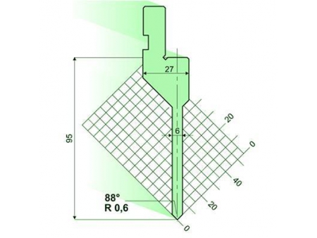 88°Punches/top-tools, Amada Press Brake Tooling