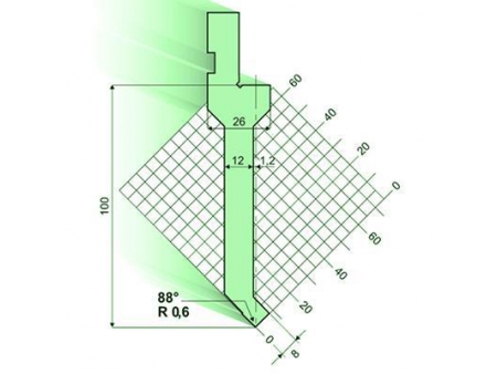 88°Punches/top-tools, Amada Press Brake Tooling