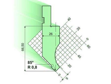 85°Punches/top-tools, Amada Press Brake Tooling