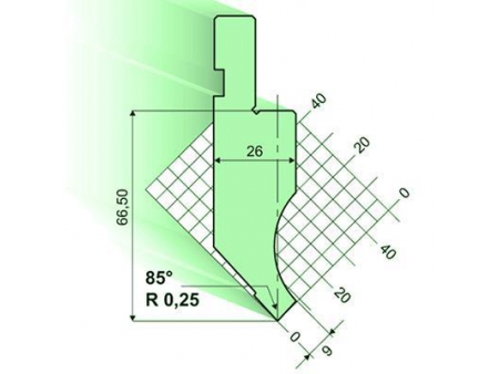 85°Punches/top-tools, Amada Press Brake Tooling