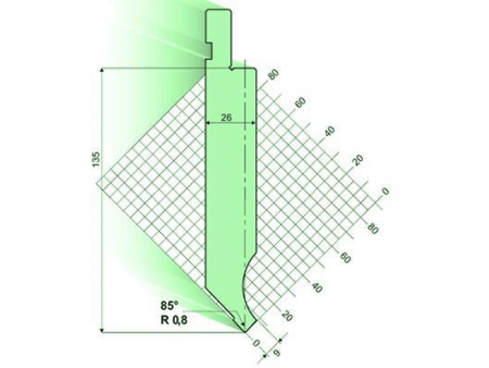 85°Punches/top-tools, Amada Press Brake Tooling