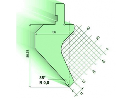 85°Punches/top-tools, Amada Press Brake Tooling