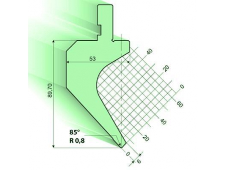 85°Punches/top-tools, Amada Press Brake Tooling