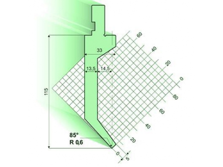 85°Punches/top-tools, Amada Press Brake Tooling