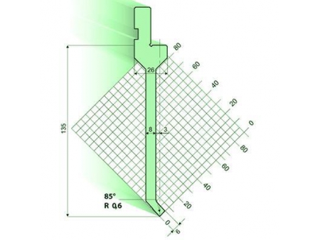 85°Punches/top-tools, Amada Press Brake Tooling