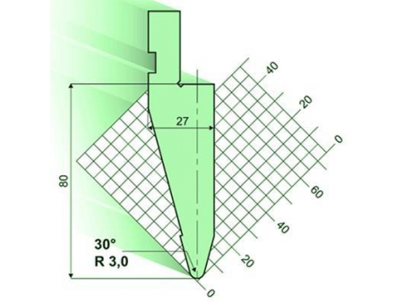 30°Punches/top-tools, Amada Press Brake Tooling
