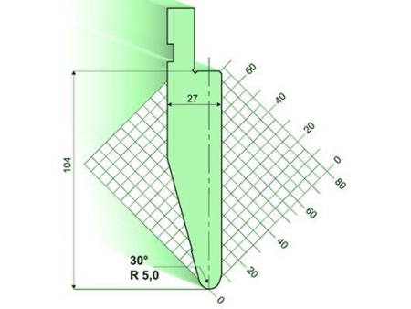 30°Punches/top-tools, Amada Press Brake Tooling
