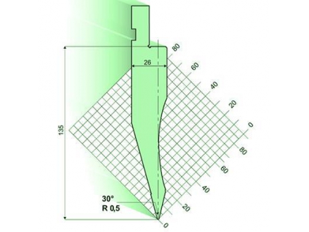 30°Punches/top-tools, Amada Press Brake Tooling