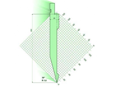 30°Punches/top-tools, Amada Press Brake Tooling