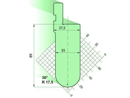 30°Punches/top-tools, Amada Press Brake Tooling