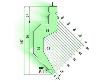 86° Punches/top-tools, Amada Press Brake Tooling