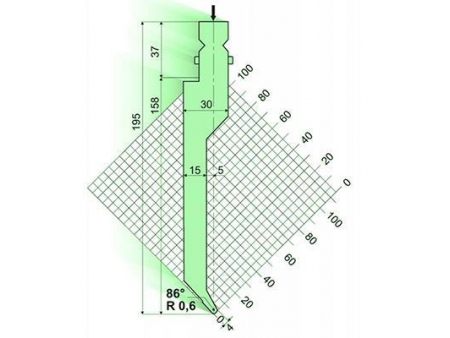 86° Punches/top-tools, Amada Press Brake Tooling