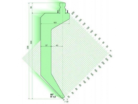 86° Punches/top-tools, Amada Press Brake Tooling