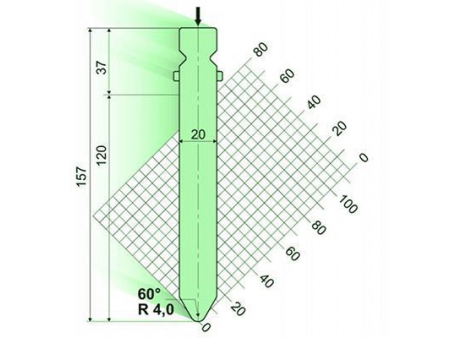 60° Punches/top-tools, Amada Press Brake Tooling