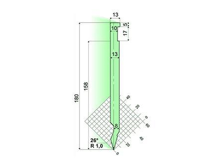 26° Punches/top-tools, Amada Press Brake Tooling