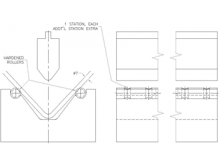 Rod forming die, Amada Press Brake Tooling