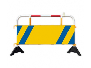 Wind Resistant Plastic Barrier Ideal for Construction Sites and Street Works