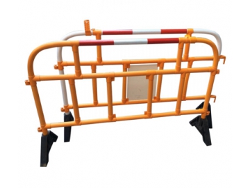 Wind Resistant Plastic Barrier Ideal for Construction Sites and Street Works